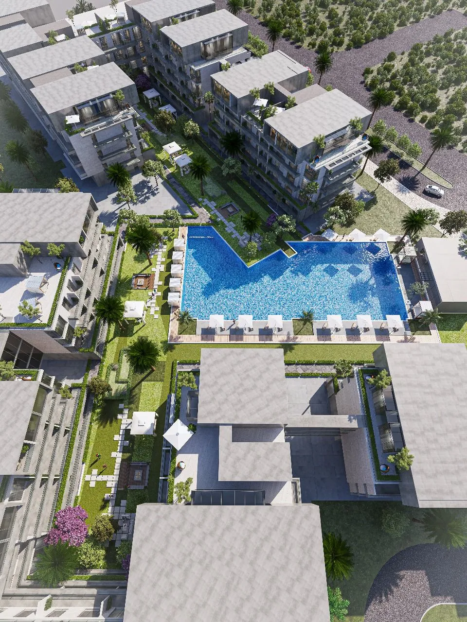 The Red Residence by Al-Borouj Misr Developments Group (ABM) | Forsa Property